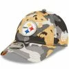 NFL Hats & Caps New Era Kids' Pittsburgh Steelers Training Camp 9Forty Adjustable Hat -Cheap New Era Store unnamed file 1025