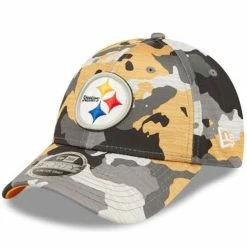 NFL Hats & Caps New Era Kids' Pittsburgh Steelers Training Camp 9Forty Adjustable Hat