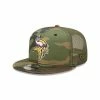 NFL Hats & Caps New Era Minnesota Vikings Camo 9Fifty Snapback Hat
