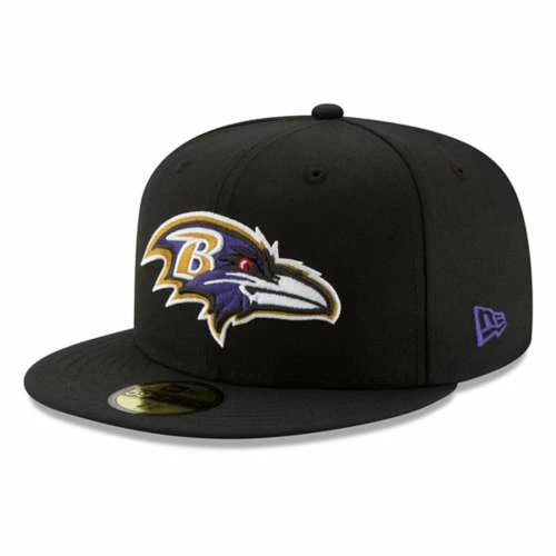 NFL Hats & Caps New Era Baltimore Ravens 5950 Hat 3 NFL Hats & Caps New Era Baltimore Ravens 5950 Hat