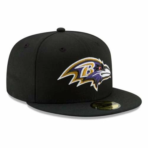 NFL Hats & Caps New Era Baltimore Ravens 5950 Hat 5 NFL Hats & Caps New Era Baltimore Ravens 5950 Hat - Image 3