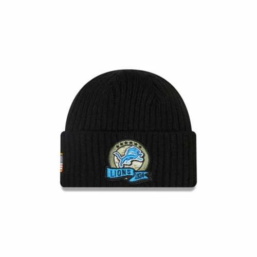 NFL Hats & Caps New Era Detroit Lions 2022 Salute To Service Cuff Beanie 3 NFL Hats & Caps New Era Detroit Lions 2022 Salute To Service Cuff Beanie