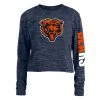 NFL Shirts New Era Women's Chicago Bears Space Dye Long Sleeve Shirt