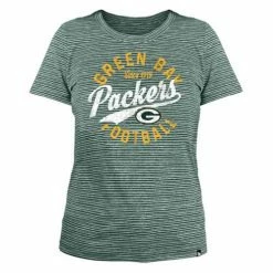 NFL Shirts New Era Women's Green Bay Packers Space Dye Team T-Shirt