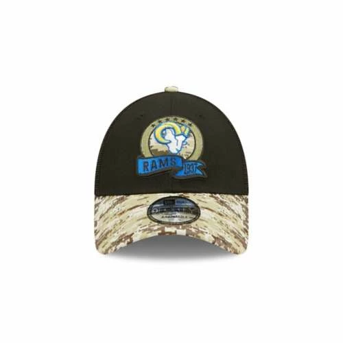 NFL Hats & Caps New Era Los Angeles Rams 2022 Salute To Service 9Forty Adjustable Hat 4 NFL Hats & Caps New Era Los Angeles Rams 2022 Salute To Service 9Forty Adjustable Hat - Image 2