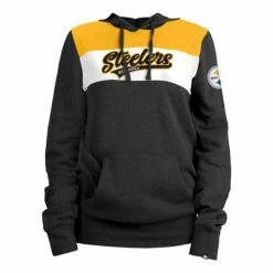 NFL Hoodies & Sweatshirts New Era Women's Pittsburgh Steelers Contrast Hoodie