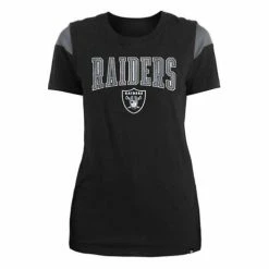 NFL Shirts New Era Women's Las Vegas Raiders Glitter T-Shirt