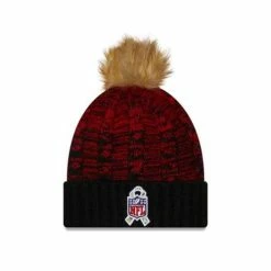 NFL Hats & Caps New Era Women's San Francisco 49ers 2022 Salute To Service Pom Beanie -Cheap New Era Store unnamed file 1597