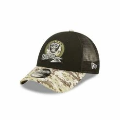NFL Hats & Caps New Era Las Vegas Raiders 2022 Salute To Service 9Forty Adjustable Hat