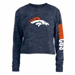 NFL Shirts New Era Women's Denver Broncos Space Dye Long Sleeve Shirt