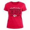 NFL Shirts New Era Women's Kansas City Chiefs Brushed Team T-Shirt