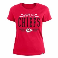NFL Shirts New Era Women's Kansas City Chiefs Brushed Team T-Shirt