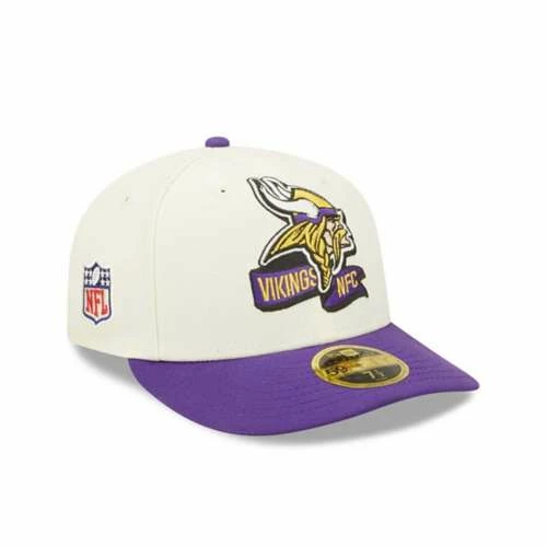 NFL Hats & Caps New Era Minnesota Vikings 2022 Sideline Low Profile 59Fifty Fitted Hat 5 NFL Hats & Caps New Era Minnesota Vikings 2022 Sideline Low Profile 59Fifty Fitted Hat - Image 3