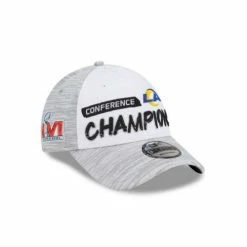 NFL Hats & Caps New Era Los Angeles Rams NFC Conference Champion Locker Room 9Forty Adjustable Hat