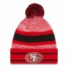 NFL Hats & Caps New Era San Francisco 49ers Cuff Pom Beanie -Cheap New Era Store unnamed file 1979