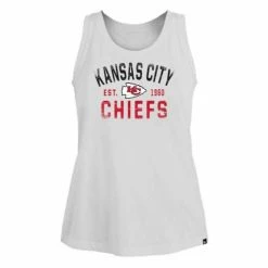 NFL Tanks New Era Women's Kansas City Chiefs Brushed Tank Top
