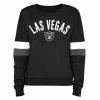 NFL Hoodies & Sweatshirts New Era Women's Las Vegas Raiders Contrast Crewneck -Cheap New Era Store unnamed file 2188