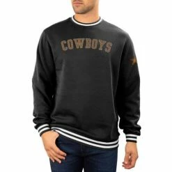 NFL Hoodies & Sweatshirts New Era Dallas Cowboys Stripe Crewneck