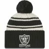 NFL Hats & Caps New Era Kids' Las Vegas Raiders 2022 Sideline Sportknit Beanie