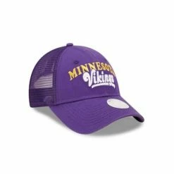 NFL Hats & Caps New Era Women's Minnesota Vikings Team Trucker 9Forty Adjustable Hat -Cheap New Era Store unnamed file 2216