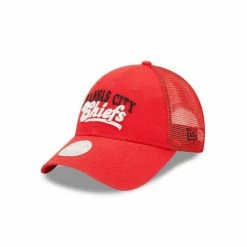 NFL Hats & Caps New Era Women's Kansas City Chiefs Team Trucker 9Forty Adjustable Hat