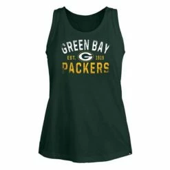 NFL Tanks New Era Women's Green Bay Packers Brushed Tank Top