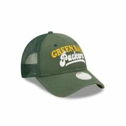 NFL Hats & Caps New Era Women's Green Bay Packers Team Trucker 9Forty Adjustable Hat -Cheap New Era Store unnamed file 2307