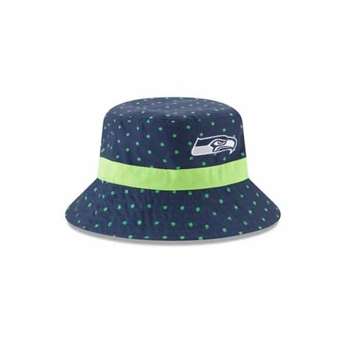 NFL Hats & Caps New Era Toddler Seattle Seahawks Dotted Bucket Hat 7 NFL Hats & Caps New Era Toddler Seattle Seahawks Dotted Bucket Hat - Image 5