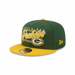 NFL Hats & Caps New Era Green Bay Packers Team Script 9Fifty Snapback Hat