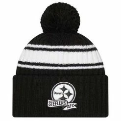 NFL Hats & Caps New Era Kids' Pittsburgh Steelers Sideline Sportknit Beanie