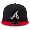 MLB Hats & Caps New Era Atlanta Braves On Field 59Fifty Fitted Hat