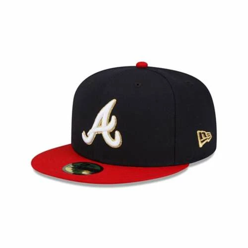 MLB Hats & Caps New Era Atlanta Braves 2022 Gold Program 59Fifty Fitted Hat 5 MLB Hats & Caps New Era Atlanta Braves 2022 Gold Program 59Fifty Fitted Hat - Image 3