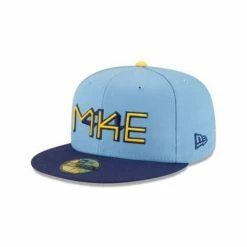 MLB Hats & Caps New Era Milwaukee Brewers City Connect 59Fifty Fitted Hat