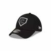 MLB Hats & Caps New Era Chicago Cubs 2022 Clubhouse Black & White 39Thirty Stretch Fit Hat
