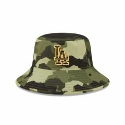 MLB Hats & Caps New Era Los Angeles Dodgers 2022 Armed Forces Day Bucket Hat -Cheap New Era Store unnamed file 2661