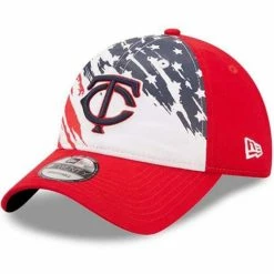 MLB Hats & Caps New Era Minnesota Twins 2022 4th Of July 9Forty Adjustable Hat