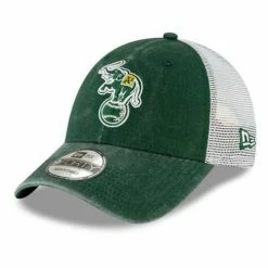 MLB Hats & Caps New Era Oakland Athletics Trucker 9Forty Adjustable Hat
