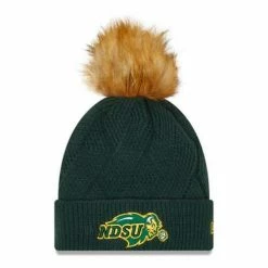 College Hats & Caps New Era Women's North Dakota State Bison Snowy Knit Beanie