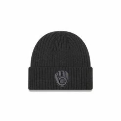 MLB Hats & Caps New Era Milwaukee Brewers Core Classic Team Logo Beanie