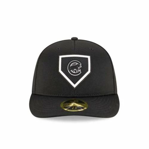 MLB Hats & Caps New Era Chicago Cubs 2022 Clubhouse Black & White Low Profile 59Fifty Fitted Hat 4 MLB Hats & Caps New Era Chicago Cubs 2022 Clubhouse Black & White Low Profile 59Fifty Fitted Hat - Image 2