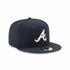 MLB Hats & Caps New Era Atlanta Braves On Field 59Fifty Fitted Hat -Cheap New Era Store unnamed file 2987