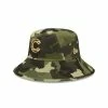 MLB Hats & Caps New Era Chicago Cubs 2022 Armed Forces Day Bucket Hat