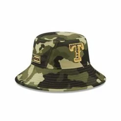 MLB Hats & Caps New Era Texas Rangers 2022 Armed Forces Day Bucket Hat -Cheap New Era Store unnamed file 3111