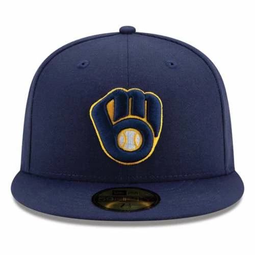 MLB Hats & Caps New Era Milwaukee Brewers Authentic Collection Onfield 59Fifty Fitted Hat 7 MLB Hats & Caps New Era Milwaukee Brewers Authentic Collection Onfield 59Fifty Fitted Hat - Image 5