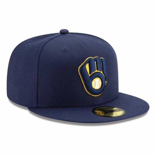 MLB Hats & Caps New Era Milwaukee Brewers Authentic Collection Onfield 59Fifty Fitted Hat 8 MLB Hats & Caps New Era Milwaukee Brewers Authentic Collection Onfield 59Fifty Fitted Hat - Image 6