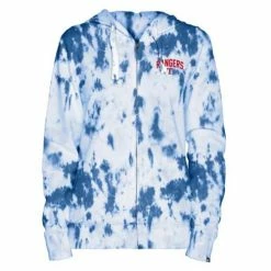 MLB Hoodies & Sweatshirts New Era Women's Texas Rangers Tie Dye Full Zip Full Zip