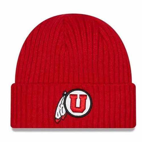 College Hats & Caps New Era Kids' Utah Utes Classic Knit Beanie 3 College Hats & Caps New Era Kids' Utah Utes Classic Knit Beanie