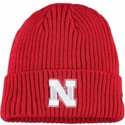 College Hats & Caps New Era Kids' Nebraska Cornhuskers Classic Knit Beanie