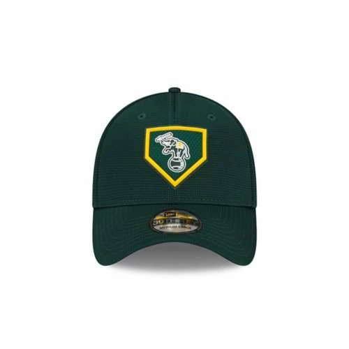 MLB Hats & Caps New Era Oakland Athletics 2022 Clubhouse 39Thirty Stretch Fit Hat 4 MLB Hats & Caps New Era Oakland Athletics 2022 Clubhouse 39Thirty Stretch Fit Hat - Image 2