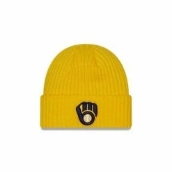 MLB Hats & Caps New Era Milwaukee Brewers Core Classic Logo Beanie
